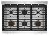 Frigidaire Gallery 36" 4.6 Cu. Ft. Six-Burner Gas Range with Air Fry - Stainless Steel - GCFG3661AF | Cuisinière à gaz Frigidaire Gallery de 36 po et de 4,6 pi3 à six brûleurs avec friture à air - acier inoxydable - GCFG3661AF | GCFG3661
