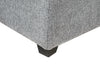 Scott Living Evolve Modular 4-Piece Linen-Look Fabric Sectional with Feather Down Cushions - Grey | Sofa sectionnel modulaire Evolve de Scott Living 4 pièces en tissu d’apparence lin avec coussins en duvet et plumes - gris