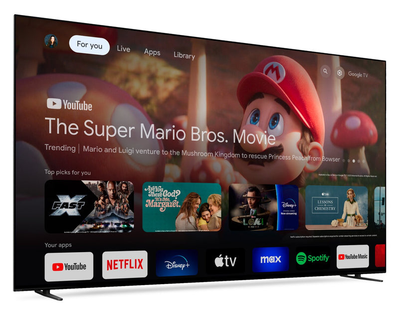 Sony 55\" Bravia 8 OLED 4K UHD Smart Google TV (K55XR80) - 2024 Model