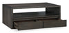 Zelda 48" Coffee Table with Storage and Shelf – Warm Mocha | Table à café Zelda de 48 po avec rangement et tablette - moka chaud | ZELBRCTB
