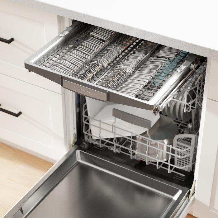 Bosch 800 Series 24'' Smart Dishwasher with Third Rack – Anti-Fingerprint Stainless Steel- SHP78DM5N