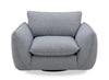 Monaco Swivel Chair - Grey | Fauteuil pivotant Monaco - gris