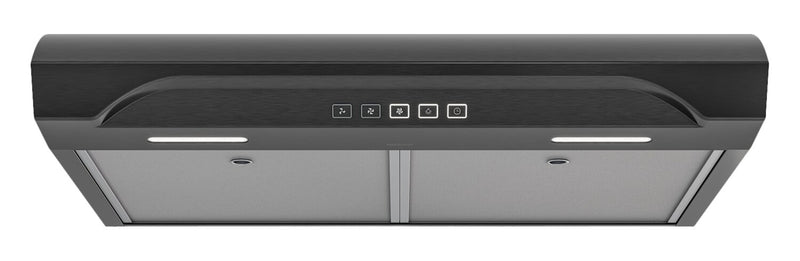 Broan ALT2 Series 30\" Under-Cabinet Range Hood - Black Stainless - ALT2303BLS