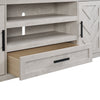 Scott Living Hayward 70” Modern TV Stand with Storage and Cable Management for TVs up to 75” - White | Meuble pour téléviseur moderne Scott Living Hayward de 70 po avec rangement et système de gestion des câbles pour téléviseurs jusqu’à 75 po - blanc