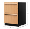 KitchenAid 24" 4.4 Cu. Ft. Undercounter Double-Drawer Refrigerator – Panel Ready - KURT524SPA | Réfrigérateur à deux tiroirs sous le comptoir KitchenAid de 24 po et 4,4 pi³ – prêt pour panneau personnalisable – KURT524SPA