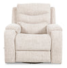 Hudson 40" Chenille Fabric Glider Reclining Chair with Dual Cupholders - Taupe | Fauteuil coulissant inclinable Hudson de 40 po en tissu de chenille avec 2 porte-gobelets - taupe