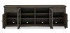 Wesley 90" Traditional TV Stand with Storage and Cable Management for TVs up to 95" - Graphite | Meuble pour téléviseur traditionnel Wesley de 90 po avec rangement et système de gestion des câbles pour téléviseurs jusqu’à 95 po - graphite