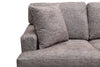 Made in Canada Luxe 2-Piece Right-Facing Fabric Sectional with Removable Cushions - Zaftig Dove Grey | Sofa sectionnel de droite Luxe 3 pièces fabriqué au Canada en tissu avec coussins amovibles - gris colombe Zaftig