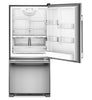 KitchenAid 30" 19 Cu. Ft. Standard-Depth Bottom Mount Refrigerator - KRBR130SPS | Réfrigérateur KitchenAid de 19 pi³ et de 30 po de profondeur standard à congélateur inférieur - KRBR130SPS