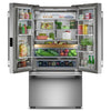 KitchenAid 36" 24 Cu. Ft. Counter-Depth French Door Refrigerator - PrintShield Stainless - KRFC236SPS | Réfrigérateur KitchenAid de 36 po et de 24 pi3 de profondeur comptoir à portes françaises - inoxydable PrintShieldMC - KRFC236SPS