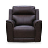 Vibe 40" Genuine Leather Massage Power Reclining Chair with Immersive Audio and Power Headrests - Brown | Fauteuil de massage à inclinaison électrique Vibe de 40 po en cuir véritable avec son immersif et appuie-tête électrique - brun