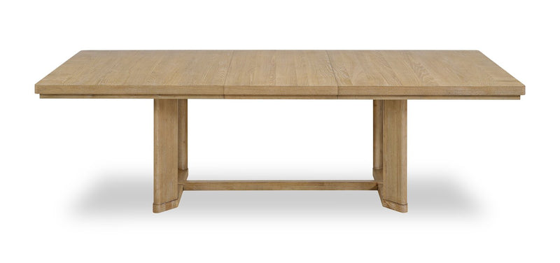 Aspen 5pc Dining Package with 80-104\" Extension Table & 4 Chairs, Fabric - Natural