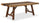 Boden Dining Table, 78"W, Trestle Base - Brown