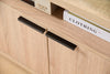 Noren 115" 3-Piece Entertainment Centre with Storage for TVs up to 70"- Light Oak | Meuble audio-vidéo Noren de 115 po 3 pièces avec rangement pour téléviseurs de jusqu’à 70 po - chêne clair