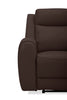 Reign 41.25" Top-Grain Genuine Leather Power Reclining Chair with USB Port - Silverado Chocolate Brown | Fauteuil à inclinaison électrique Reign de 41,25 po en cuir véritable de qualité supérieure avec port USB - brun chocolat Silverado