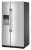 KitchenAid 36" 29 Cu. Ft. Side-by-Side Refrigerator - Fingerprint Resistant Stainless Steel - KRSF536RPS  | Réfrigérateur KitchenAid de 29 pi3 et de 36 po - acier inoxydable résistant aux traces de doigts - KRSF536RPS