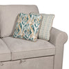Scott Living Haven 4-Piece Right-Facing Chenille Fabric Sleeper Sectional with Storage Chaise - Grey | Sofa-lit sectionnel de droite Haven de Scott Living 4 pièces en tissu de chenille avec fauteuil long de rangement - gris