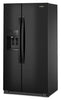 Whirlpool 36" 21 Cu. Ft. Side-by-Side Refrigerator - Black - WRSC5536RB | Réfrigérateur Whirlpool de 21 pi³ et de 36 po à compartiments juxtaposés - noir - WRSC5536RB