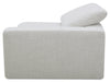 Sky Modular 5-Piece Fabric Power Reclining Sectional with Removable Feather Down Cushions - Nathan Wheat | Sofa sectionnel à inclinaison électrique modulaire Sky 5 pièces en tissu avec coussins amovibles en duvet et plumes - blé Nathan