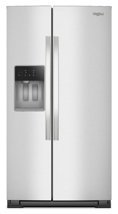 Whirlpool 36\" 21 Cu. Ft. Side-by-Side Refrigerator - Fingerprint-Resistant Stainless - WRSC6536RZ