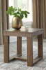 Jasper 24" End Table - Grey Brown | Table de bout Jasper de 24 po - brun-gris