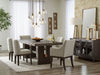 Metro Dining Chair with Polyester Fabric - Beige & Brown | Chaise de salle à manger Metro en tissu de polyester - beige et brun