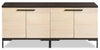 Sonora 2-piece TV Stand with Storage for TVs up to 60"- Dark Oak | Meuble pour téléviseur Sonora 2 pièces avec rangement pour téléviseurs jusqu’à 60 po - chêne foncé