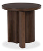 Barlow 24” Solid Wood Mid-Century Modern End Table - Brown | Table de bout Barlow de 24 po de style moderne du milieu du 20e siècle en bois massif - brune