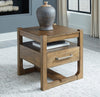 Gideon 24” Solid Wood Country-Style End Table - Brown | Table de bout Gideon de 24 po de style champêtre en bois massif - brun