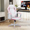 Velocity 24" Ergonomic Gaming Chair - White & Pink | Fauteuil de jeu ergonomique Velocity de 24 po - blanc et rose