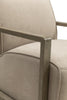 Mode 29.5" Velvet Swivel Accent Chair with Wood Arms - Beige | Fauteuil d’appoint pivotant Mode de 29,5 po en velours avec accoudoirs en bois - beige
