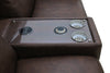 Vibe 76" Genuine Leather Massage Power Reclining Loveseat with Immersive Audio and Power Headrests - Brown | Causeuse de massage à inclinaison électrique Vibe de 76 po en cuir véritable avec son immersif et appuie-têtes électriques - brune