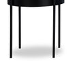 Moira 36” Modern 3-Pack Round Coffee + 2 End Tables - Black | Ensemble de 3 tables modernes Moira de 36 po, table à café et 2 tables de bout - noir