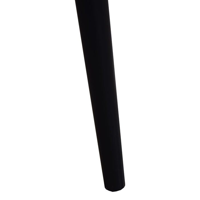 Astro Dining Table, Tapered Legs, 59.1\"W - Black