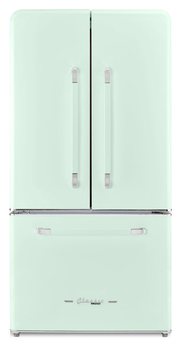 Classic Retro by Unique 36\" 21.4 Cu. Ft. Counter-Depth Refrigerator - Summer Mint Green - UGP-595L LG AC