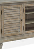 Baron 114" Rustic 4-Piece Pine Entertainment Centre with Storage and Cable Management for TVs up to 70” | Meuble audio-vidéo rustique Baron 4 pièces de 114 po en pin avec rangement et système de gestion des câbles