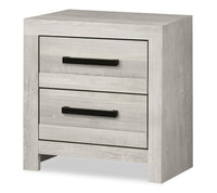Aspen Bedside 2-Drawer Nightstand, 22
