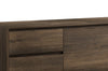 Burkley 71” Modern TV Stand with Storage and Cable Management for TVs up to 80” - Dark Brown | Meuble pour téléviseur moderne Burkley de 71 po avec rangement et système de gestion des câbles pour téléviseurs jusqu’à 80 po - brun foncé