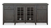 Wesley 70" Traditional TV Stand with Storage and Cable Management for TVs up to 75" - Graphite | Meuble pour téléviseur traditionnel Wesley de 70 po avec rangement et système de gestion des câbles