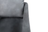 Ever 28" Swivel Leather-Like Fabric Accent Chair – Grey | Fauteuil d’appoint pivotant Ever de 28 po en tissu d’apparence cuir - gris