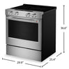 KitchenAid 30" 5.3 Cu. Ft. Electric Range – Fingerprint Resistant Stainless Steel - YKSES530SPS | Cuisinière électrique KitchenAid de 5,3 pi³ et de 30 po - acier inoxydable résistant aux traces de doigts - YKSES530SPS