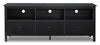 Renner 58" Modern TV Stand with Storage for TVs up to 65"- Matte Black | Meuble pour téléviseur moderne Renner de 58 po avec rangement pour téléviseurs de jusqu’à 65 po - noir mat