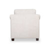 Mallie 36" Chenille Fabric Chair with Rolled Arms and Wood Legs - Shell White | Fauteuil Mallie de 36 po en tissu de chenille avec accoudoirs enroulés et pattes en bois - blanc coquillage