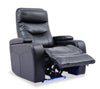 Glow 33" Fabric Power Reclining Chair with Storage Armrests - Black | Fauteuil à inclinaison électrique Glow de 33 po en tissu avec accoudoirs de rangement - noir