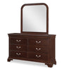 Marco Bedroom Dresser Mirror - Cherry Brown | Miroir de commode de chambre à coucher Marco - brun cerisier