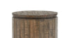 Elm 20” Round Rustic Pine End Table - Brown | Table de bout ronde rustique Elm de 20 po en pin - brune