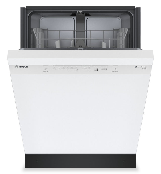 Bosch 100 Series 24\" 48 dBA Smart Dishwasher with PrecisionWash® - White - SHE41CM2N