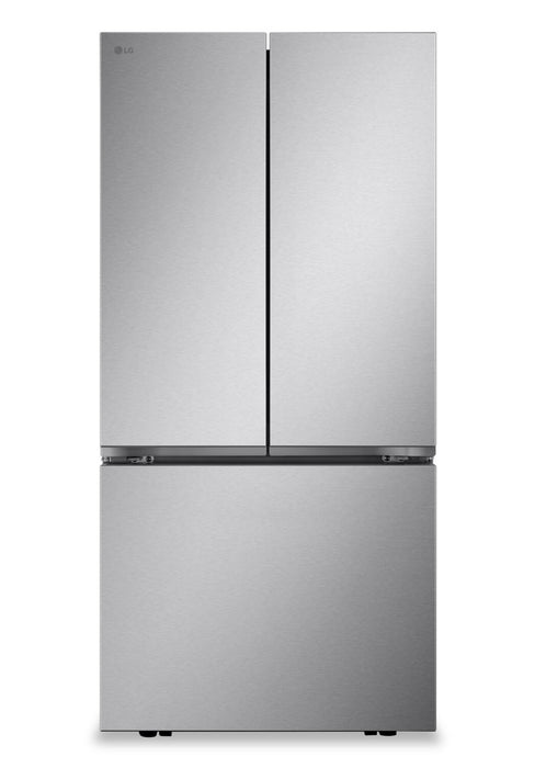LG 33\" 25 Cu. Ft. Smart French-Door Refrigerator with Ice Maker - Stainless Steel - LF25S6200S