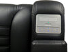 Zen 3-Piece Leather-Look Fabric Power Reclining Sectional with Massage, Drop-Down Console and Refrigerator - Black | Sofa sectionnel à inclinaison électrique Zen 3 pièces en similicuir avec massage, console rabattable et compartiment réfrigéré - noir