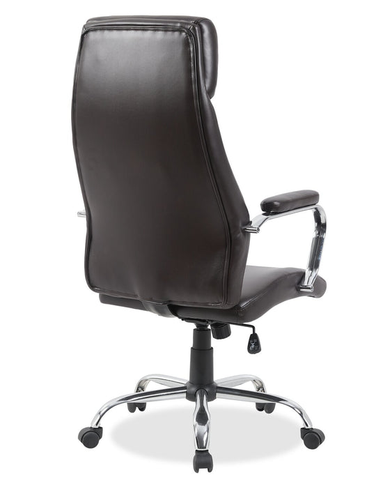 Steadman 24.4\" Office Chair - Dark Brown